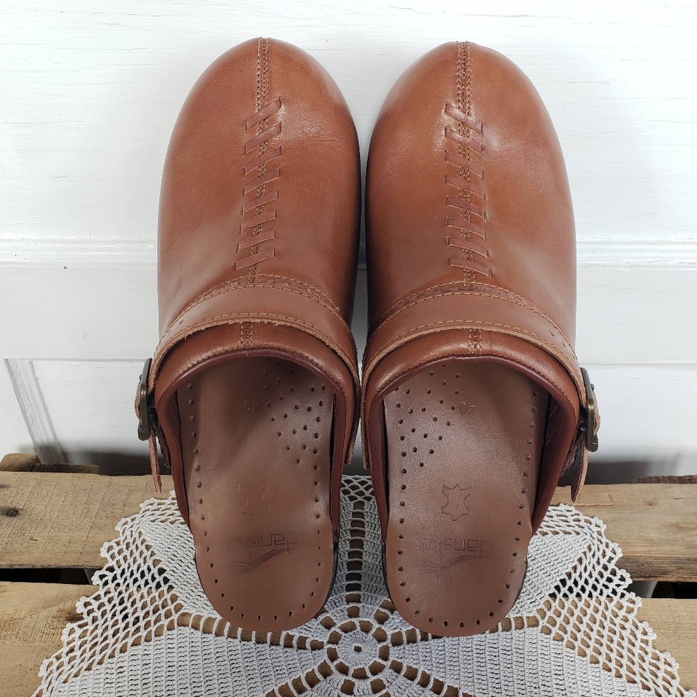 **SOLd*thankyou🌹Dansko Honey Clogs "Ingrid"▪︎Sling-back Braided Mule Slide•EU40 - Picture 14 of 15